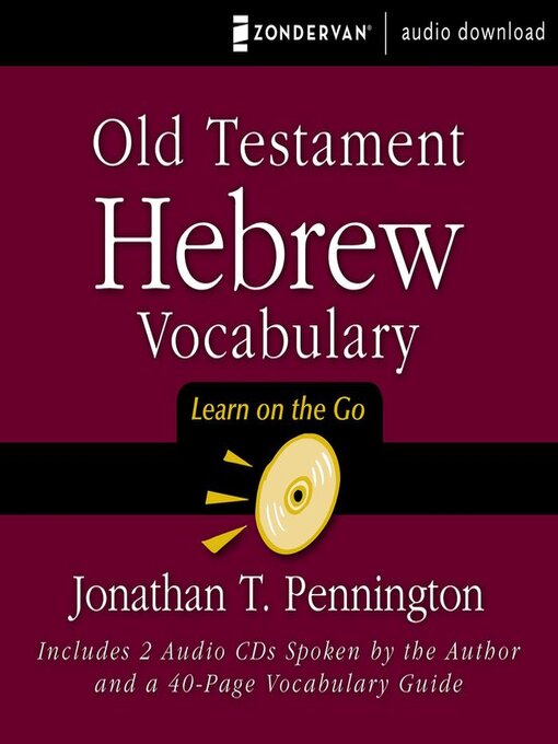 Title details for Old Testament Hebrew Vocabulary by Jonathan T. Pennington - Wait list